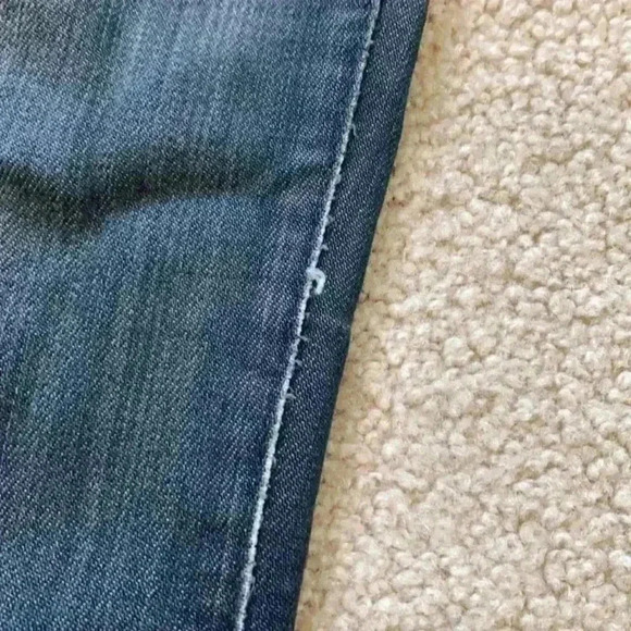 AG adriano goldschmied ripped black the Stevie slim straight jeans in size 25 - Picture 4 of 9